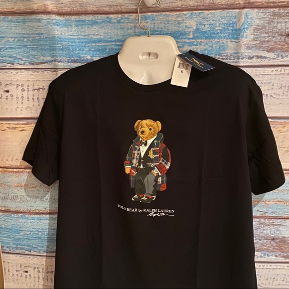 POLO Ralph Lauren 2023 Holiday Bear S/S T-Shirt Sz L - Picture 2 of 14